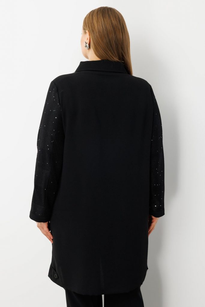 GİLDA Çıtçıtlı Dama Desen File Pullu Detaylı Kap 70010