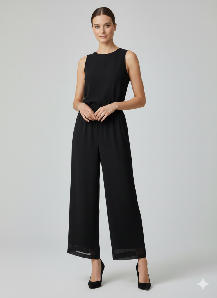 GİLDA İçi Astarlı Şifon Pantolon 03041