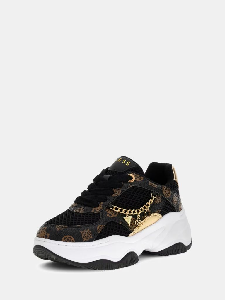 GUESS AYAKKABI FLPHARFAL12 - Siyah