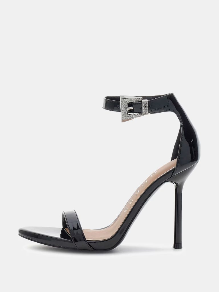 GUESS Insraa Patent SandaletlerFLPINSPAF03 - Siyah