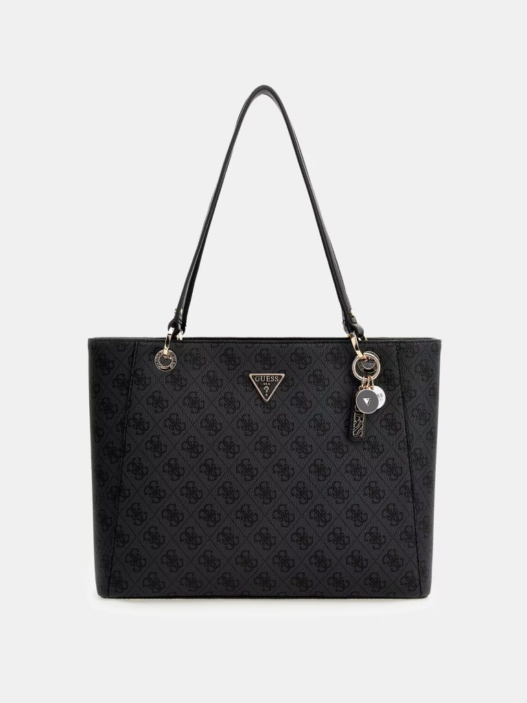 GUESS Noelle 4G Logolu Omuz Çantası HWBG9672250 - ANTRASİT