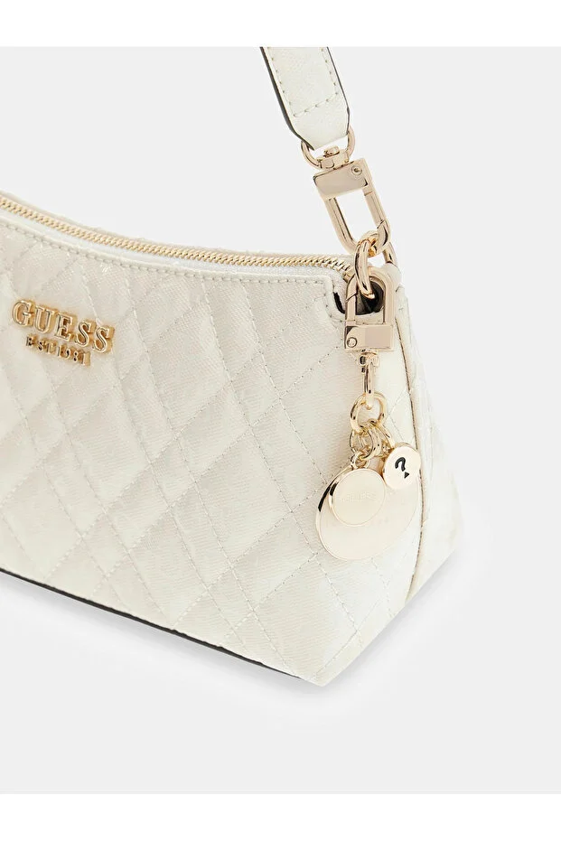 GUESS Isemay Kadın Omuz Çantası HWGG9628180 - EKRU