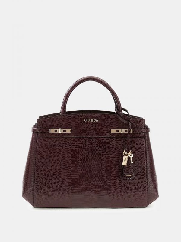 GUESS Melinda Hayvan Desenli El Çantası HWKL9933060