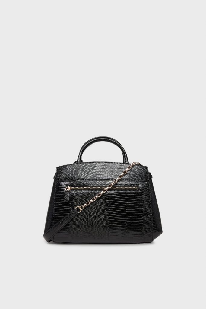 GUESS Melinda Hayvan Desenli El Çantası HWKL9933060 - Siyah