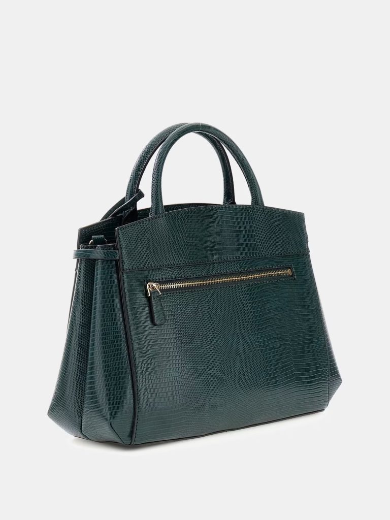 GUESS Melinda Hayvan Desenli El Çantası HWKL9933060 - YEŞİL