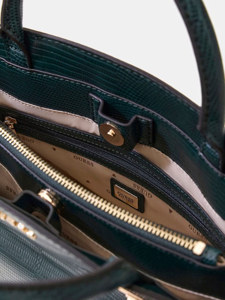 GUESS Melinda Hayvan Desenli El Çantası HWKL9933060 - YEŞİL