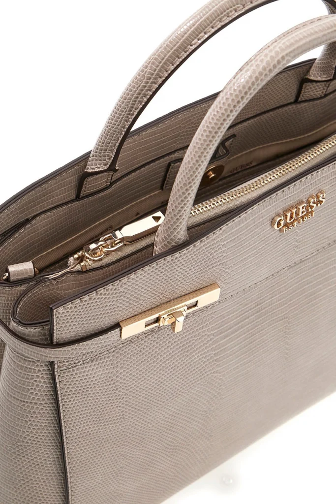 GUESS Melinda Hayvan Desenli El Çantası HWKL9933060 - BEJ