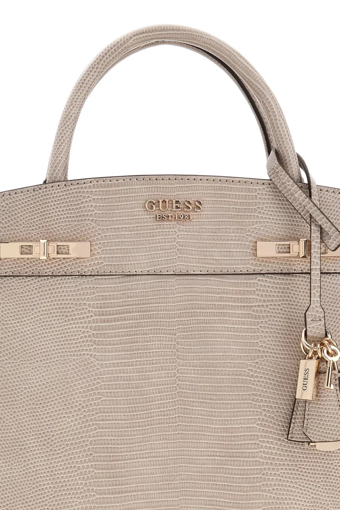 GUESS Melinda Hayvan Desenli El Çantası HWKL9933060 - BEJ