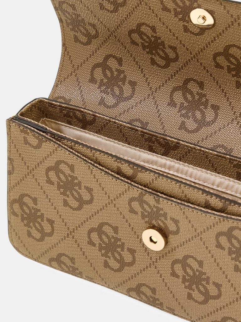 GUESS Sadie Logo Omuz Çantası HWOS8118190 - Latte