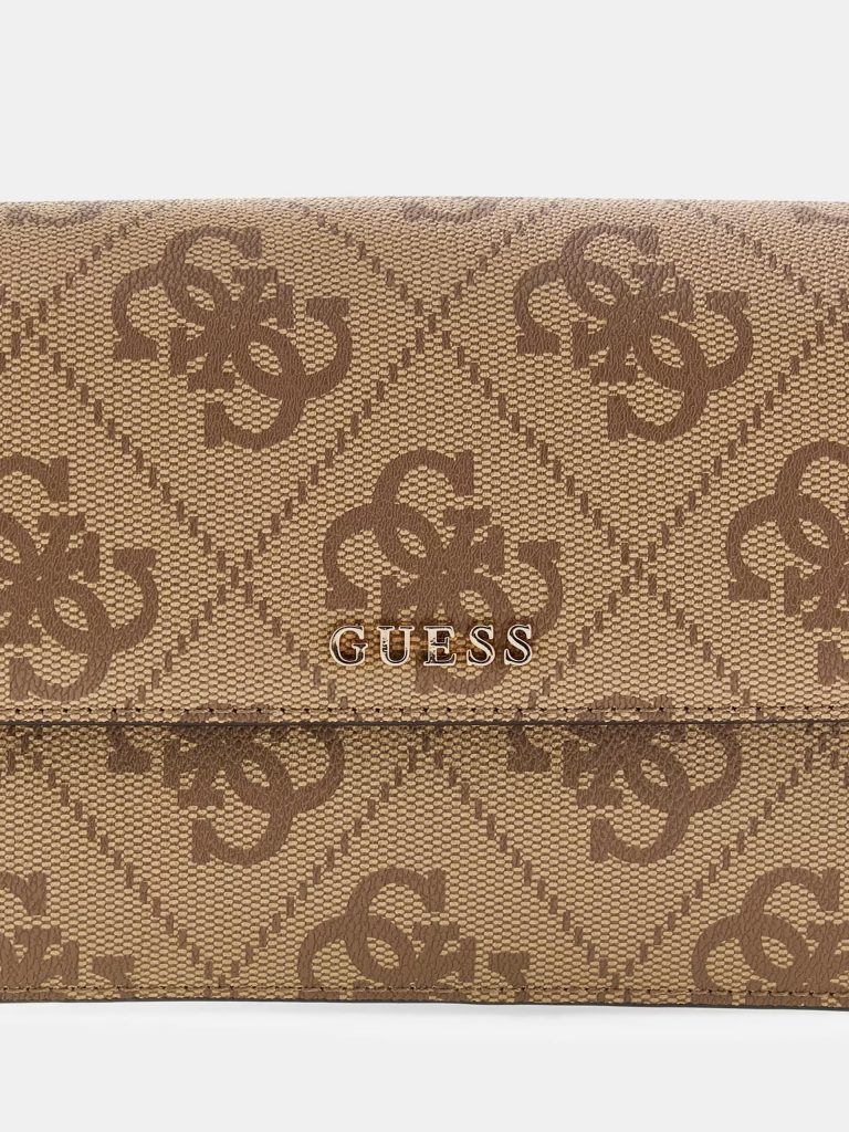 GUESS Sadie Logo Omuz Çantası HWOS8118190 - Latte