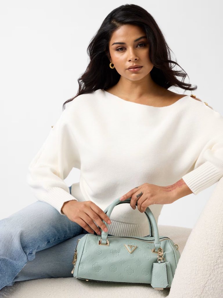 GUESS Cresidia Logo El Çantası HWPD9888080 - mint