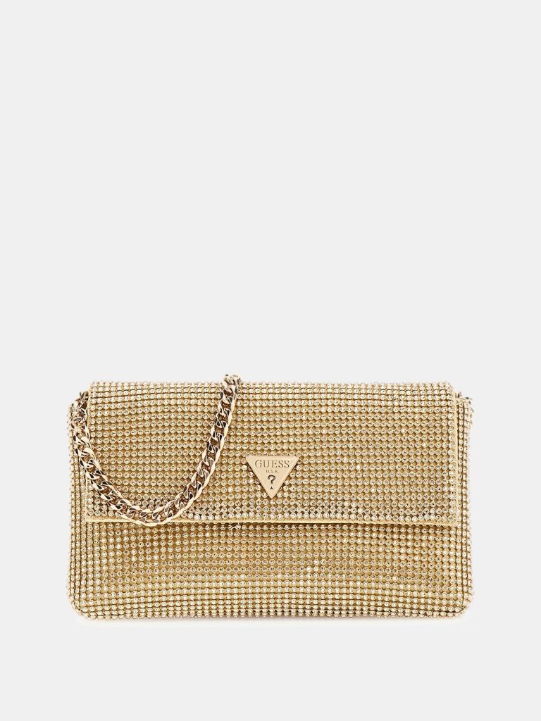 GUESS Zalina Taşlı Mini Çapraz Çanta HWRP9350700