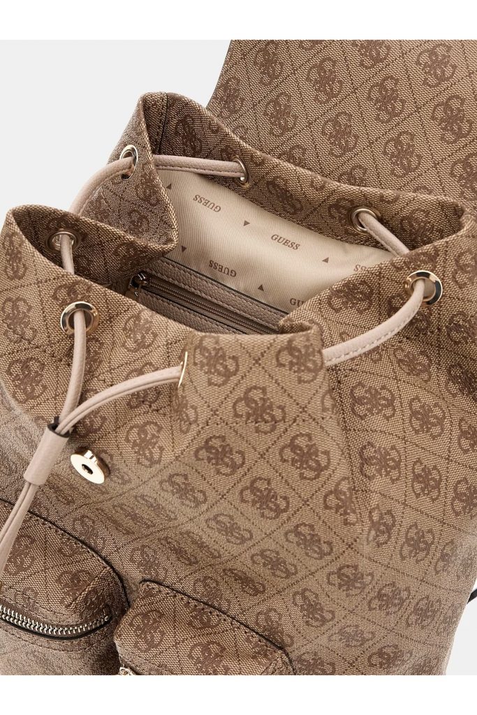 GUESS 4G Logolu Mini Sırt Çantası  HWSG7118310 - Latte