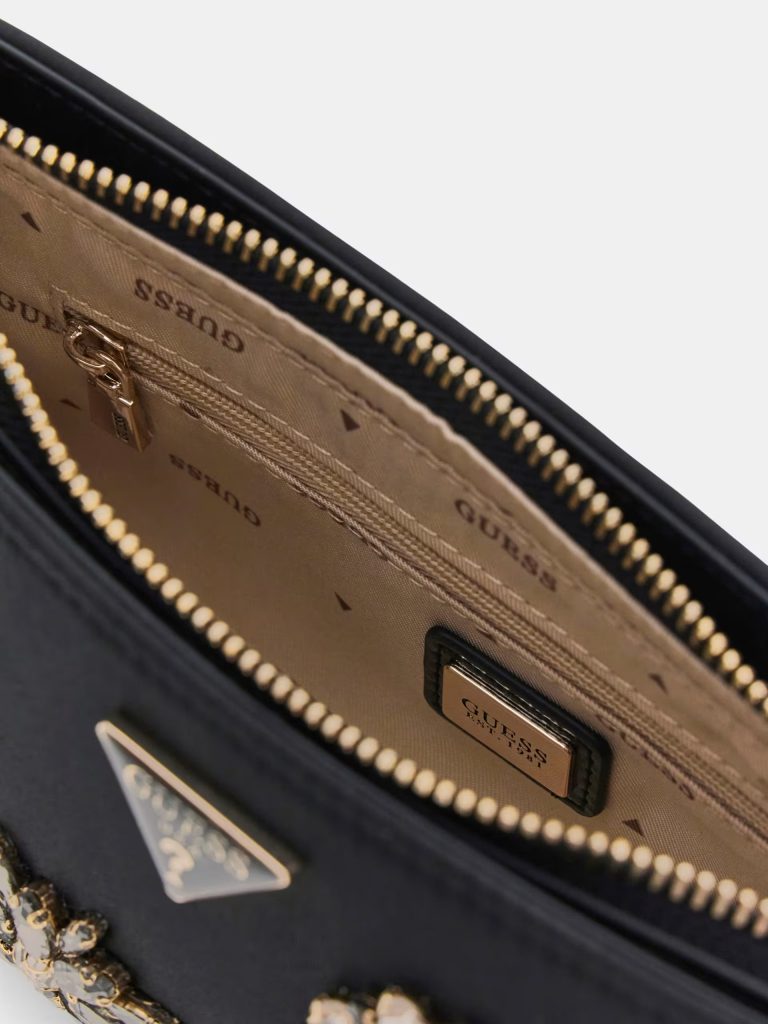 GUESS Elsie Jewel-Appliqué Omuz Çantası HWSS9650170