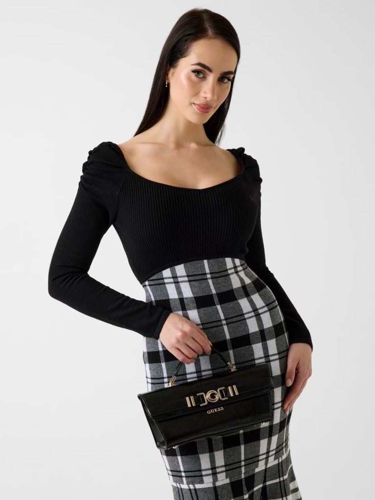 GUESS Cirene Rugan El Çantası HWTG9668200 - Siyah