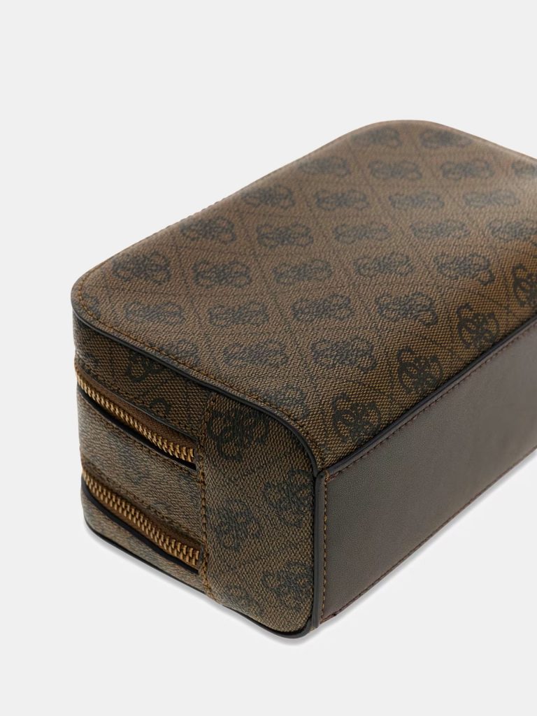 GUESS Milano 4G Logolu Makyaj Çantası PMMILOP5461 - kahve