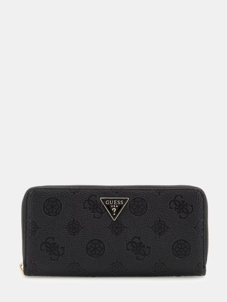GUESS  Cresidia Peony Maxi Cüzdan SWPD9888146 - Siyah