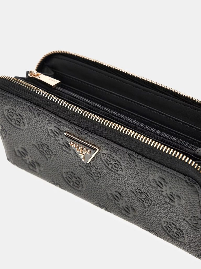 GUESS  Cresidia Peony Maxi Cüzdan SWPD9888146 - Siyah