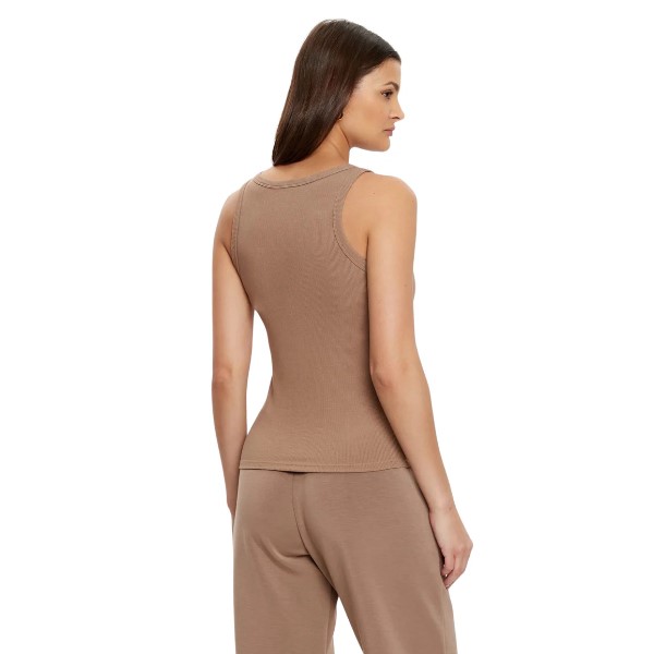 GUESS T-SHIRT V4YP06K8RT2 - kahve