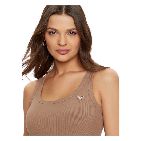 GUESS T-SHIRT V4YP06K8RT2 - kahve