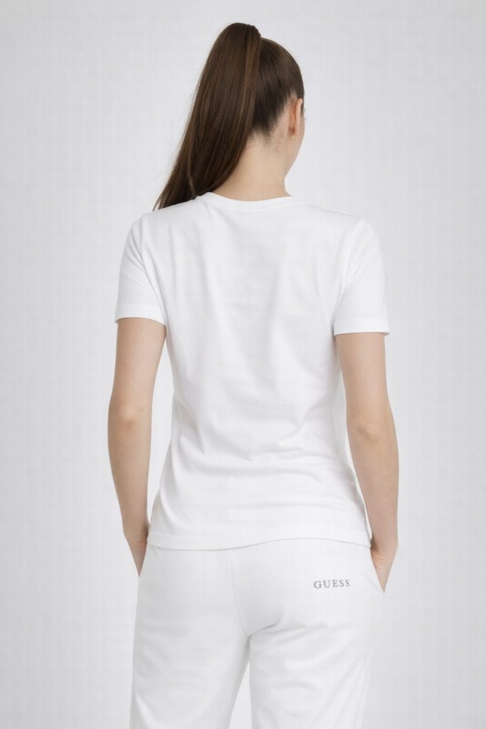 GUESS T-SHIRT V6RI07J1314 - Beyaz