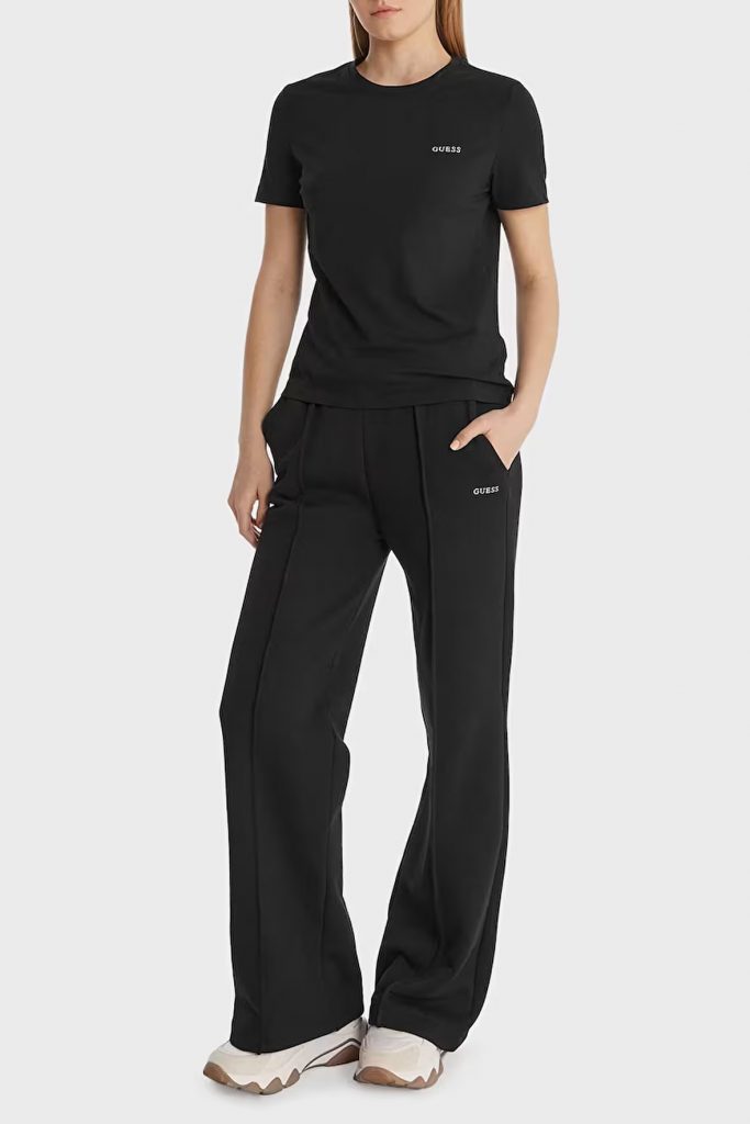 GUESS T-SHIRT V6RI07J1314 - Siyah