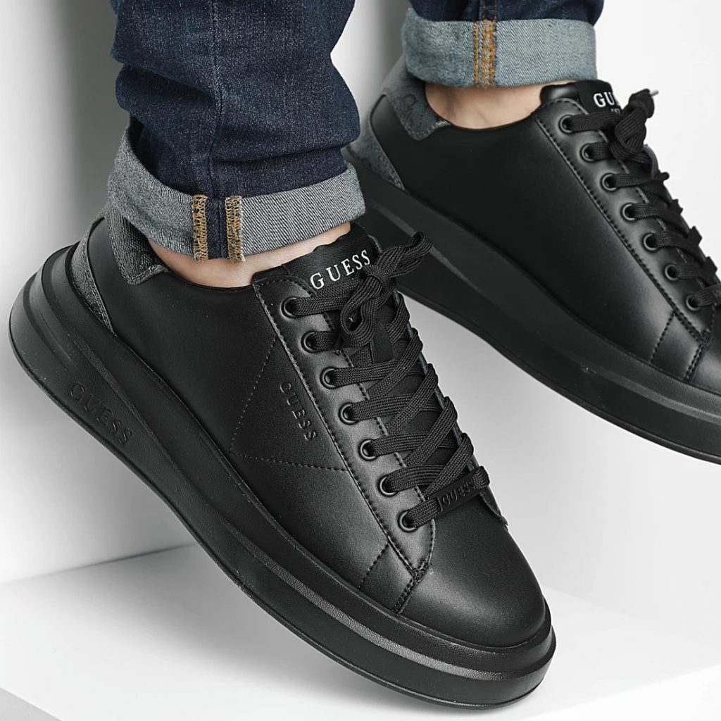 GUESS AYAKKABI FMPVIBLEA12-26Y - Siyah