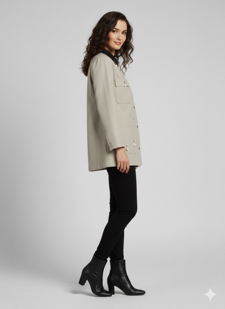 İPEKYOL İnci Taşlı Ceket IS1260012029