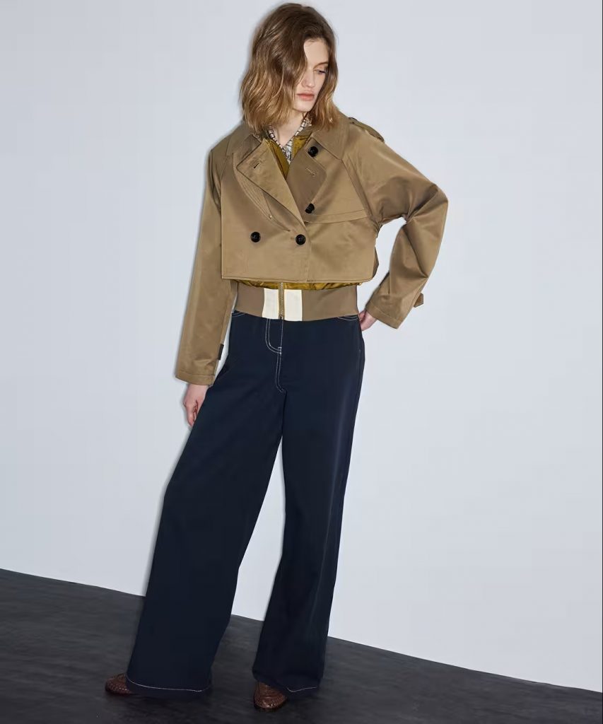 İPEKYOL Çift Parça Görünüm Kumaş Mix Mont IS1260012036