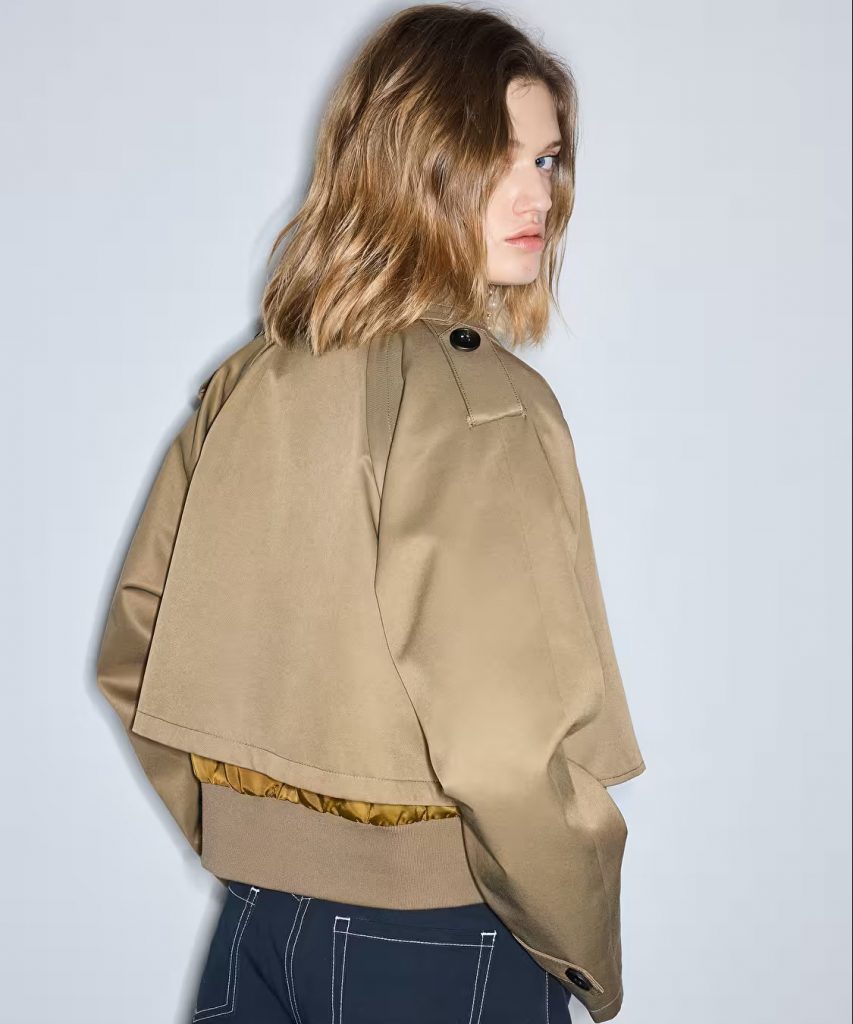 İPEKYOL Çift Parça Görünüm Kumaş Mix Mont IS1260012036 - HAKİ