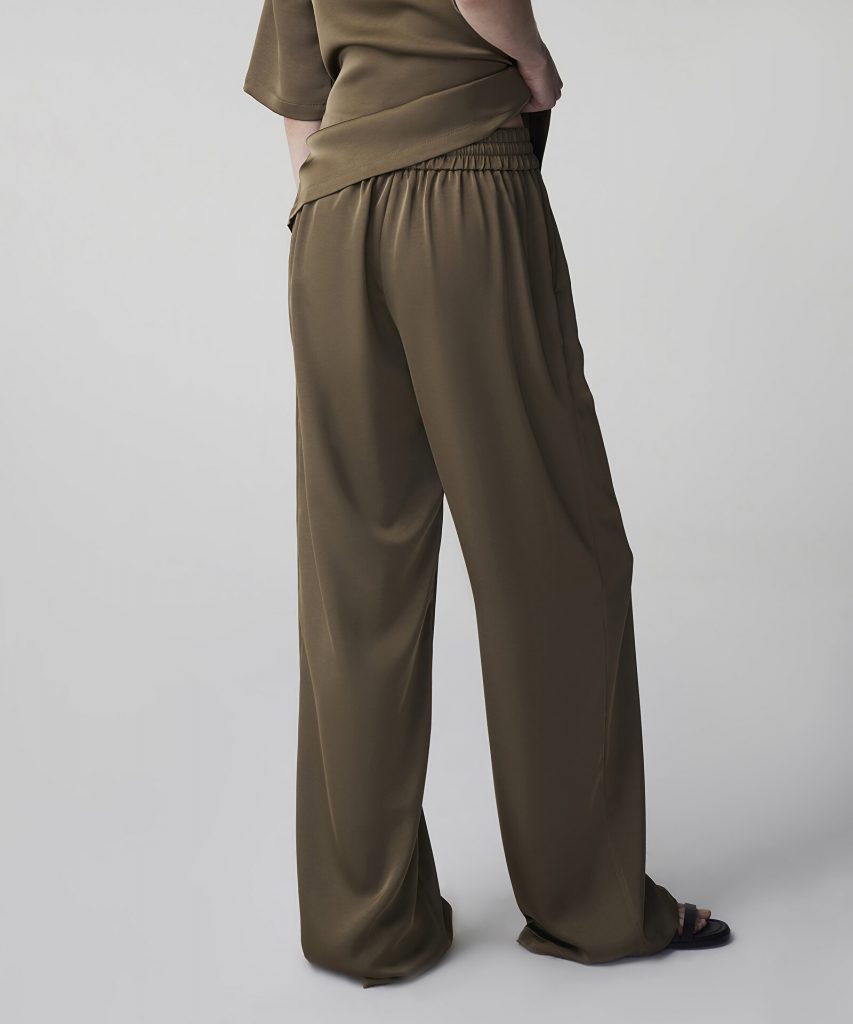 İPEKYOL Saten Pantolon IS1260003147 - HAKİ