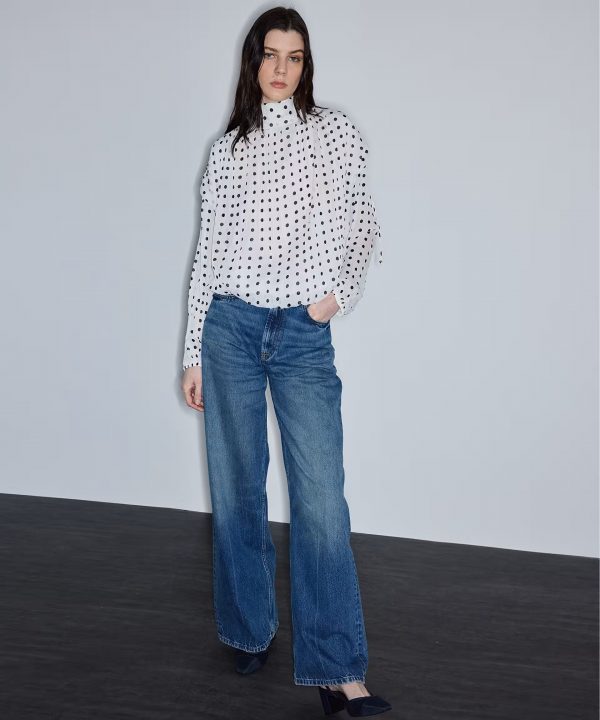 İPEKYOL Wide leg jean pantolon IS1260018014