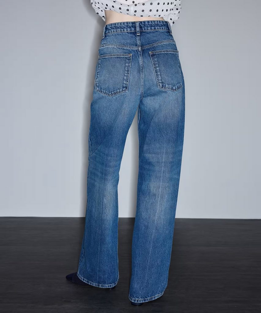 İPEKYOL Wide leg jean pantolon IS1260018014 - İNDİGO