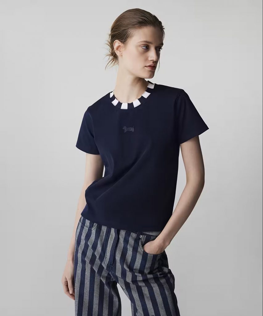 İPEKYOL  Üç Boyutlu Baskılı Tişört IS1260070046 - Lacivert