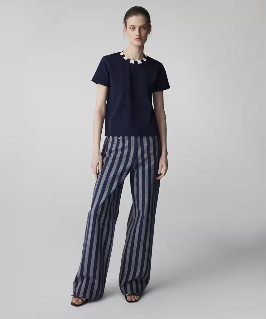 İPEKYOL  Üç Boyutlu Baskılı Tişört IS1260070046 - Lacivert