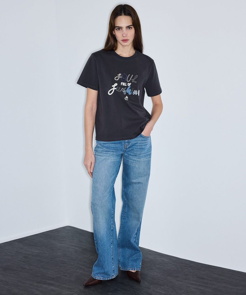 İPEKYOL Slogan Nakışlı T-shirt IS1260070103