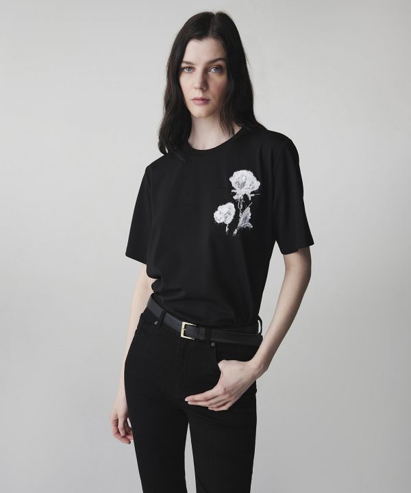 İPEKYOL Üç Boyutlu Nakışlı T-shirt IS1260070105