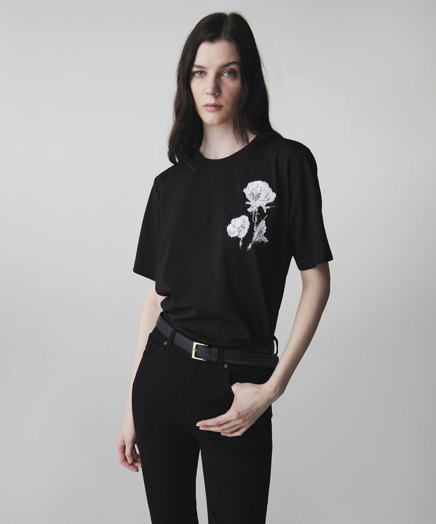 İPEKYOL Üç Boyutlu Nakışlı T-shirt IS1260070105