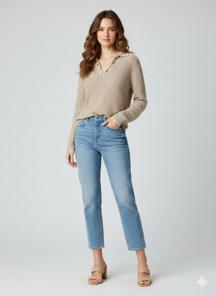 İPEKYOL V Yaka Triko IS1260050049