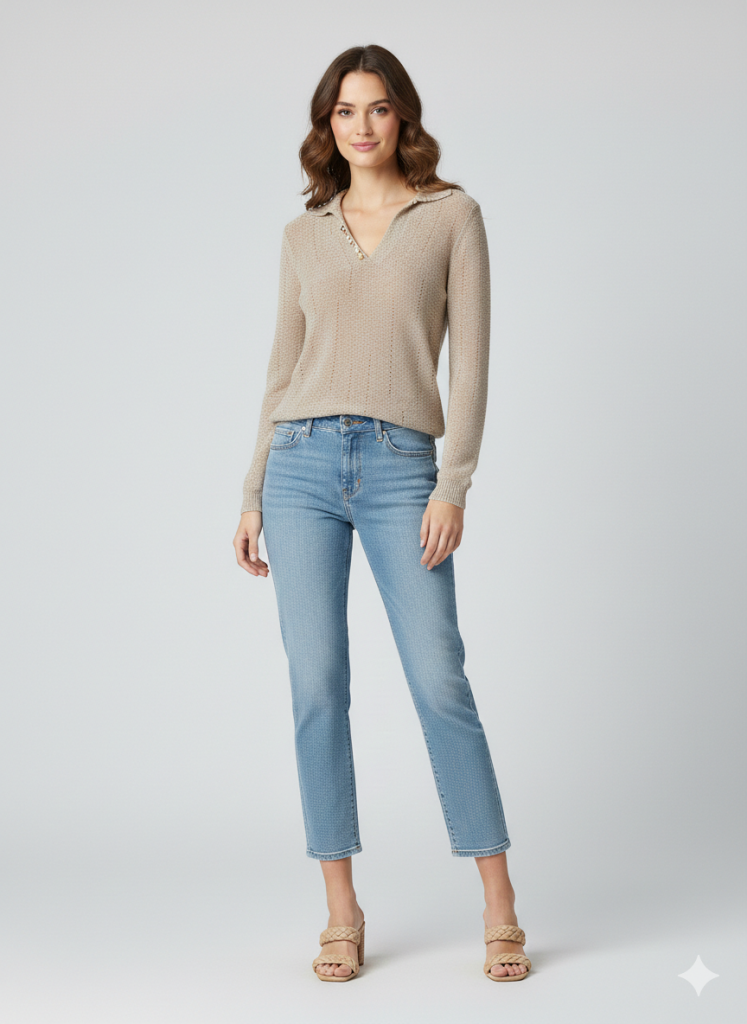 İPEKYOL V Yaka Triko IS1260050049