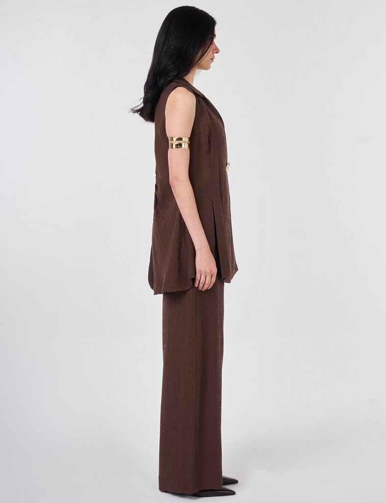 KAYRA Lyocell Viskon Yelekli Takım  16042