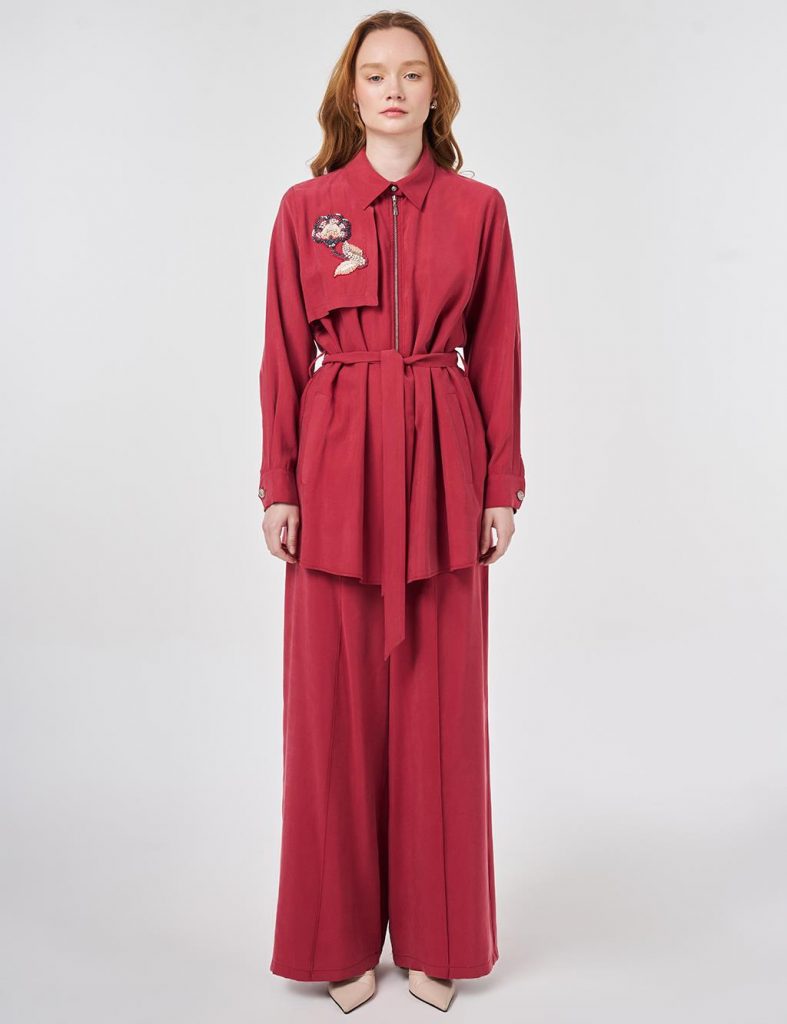 KAYRA Boncuk İşlemeli Modal İkili Takım 76004