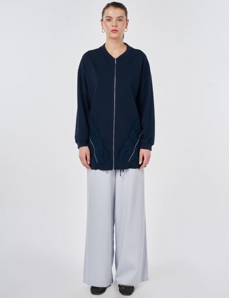 KAYRA Dantel Garnili Rayon Ceket 73003