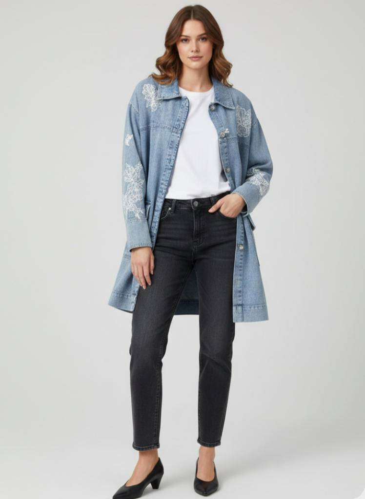 KAYRA Nakışlı Ceket 73011