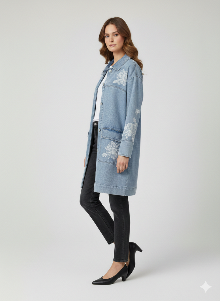 KAYRA Nakışlı Ceket 73011