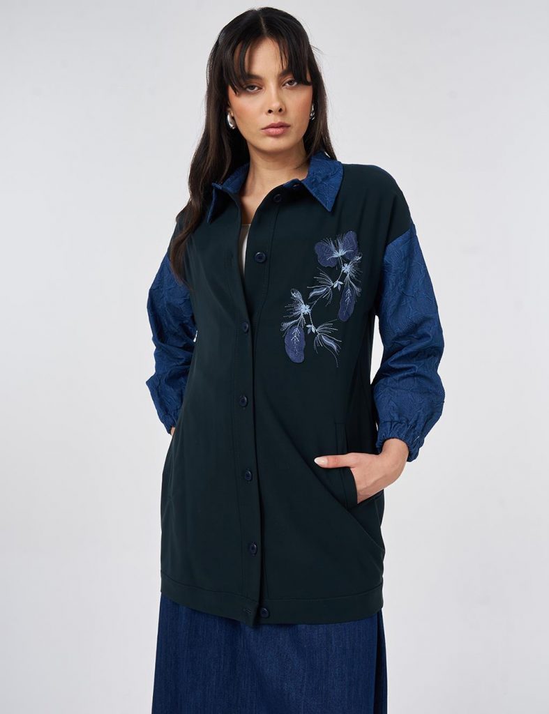 KAYRA Nakış Aplikeli Ceket 73012