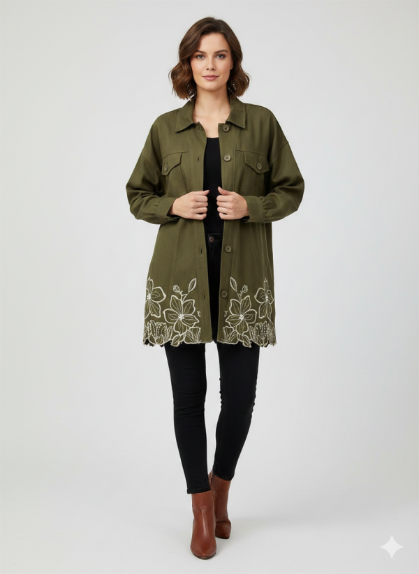 KAYRA Nakışlı Ceket 73019