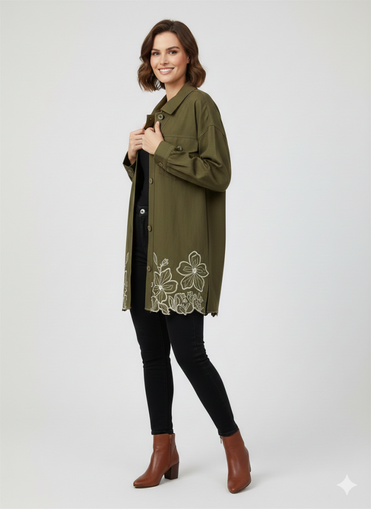 KAYRA Nakışlı Ceket 73019