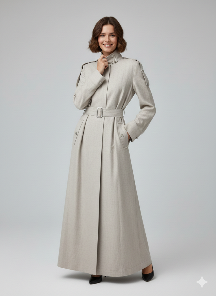 KAYRA Omuz Apoletli Beli Kuşaklı Kap 14019