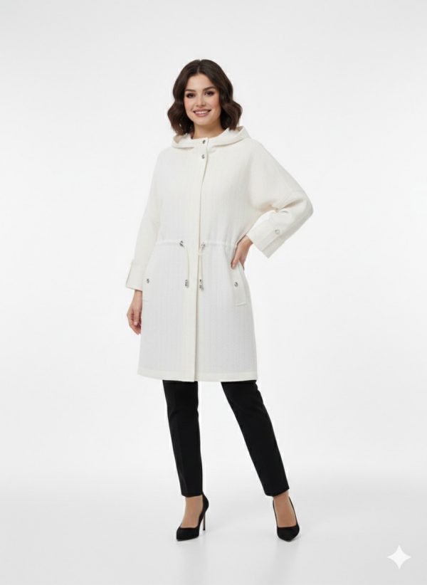 KAYRA Jakarlı Kısa Trençkot 24001